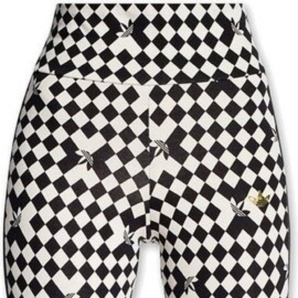 Brand new Adidas Ski Chic Allover Print Stirrup Tights - Picture 4 of 10